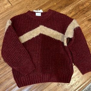 Zara Holiday Winter sweater for boys 3-4 size. NWT